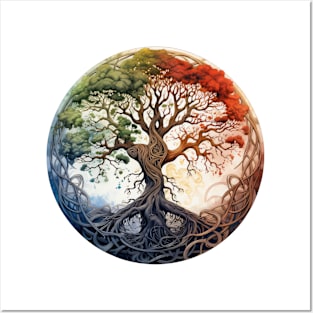 Tree of life Yggdrasil Posters and Art